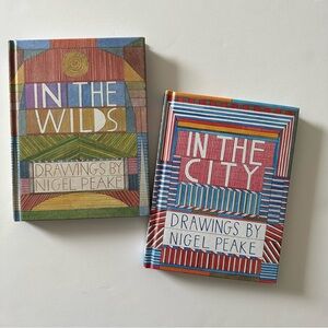 Two beautiful Nigel Peake books: In the Wilds & In the City. Like new condition!